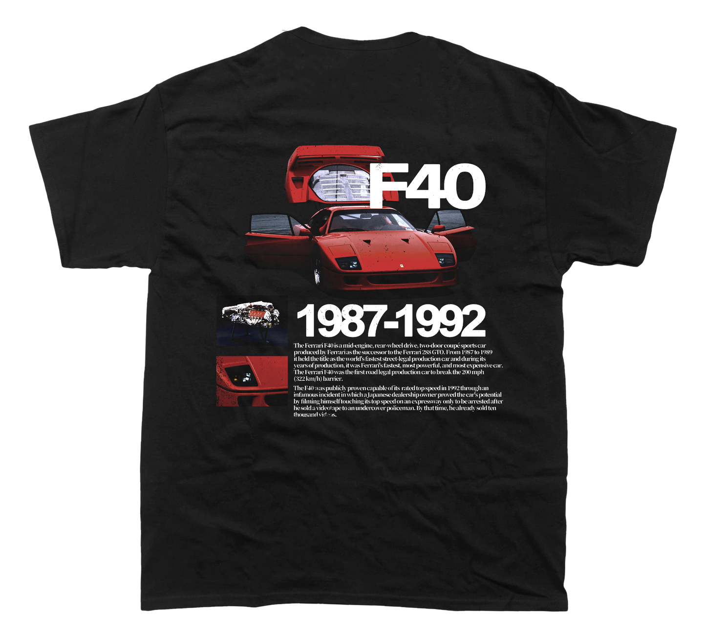 F-40 GRAPHIC T-SHIRT