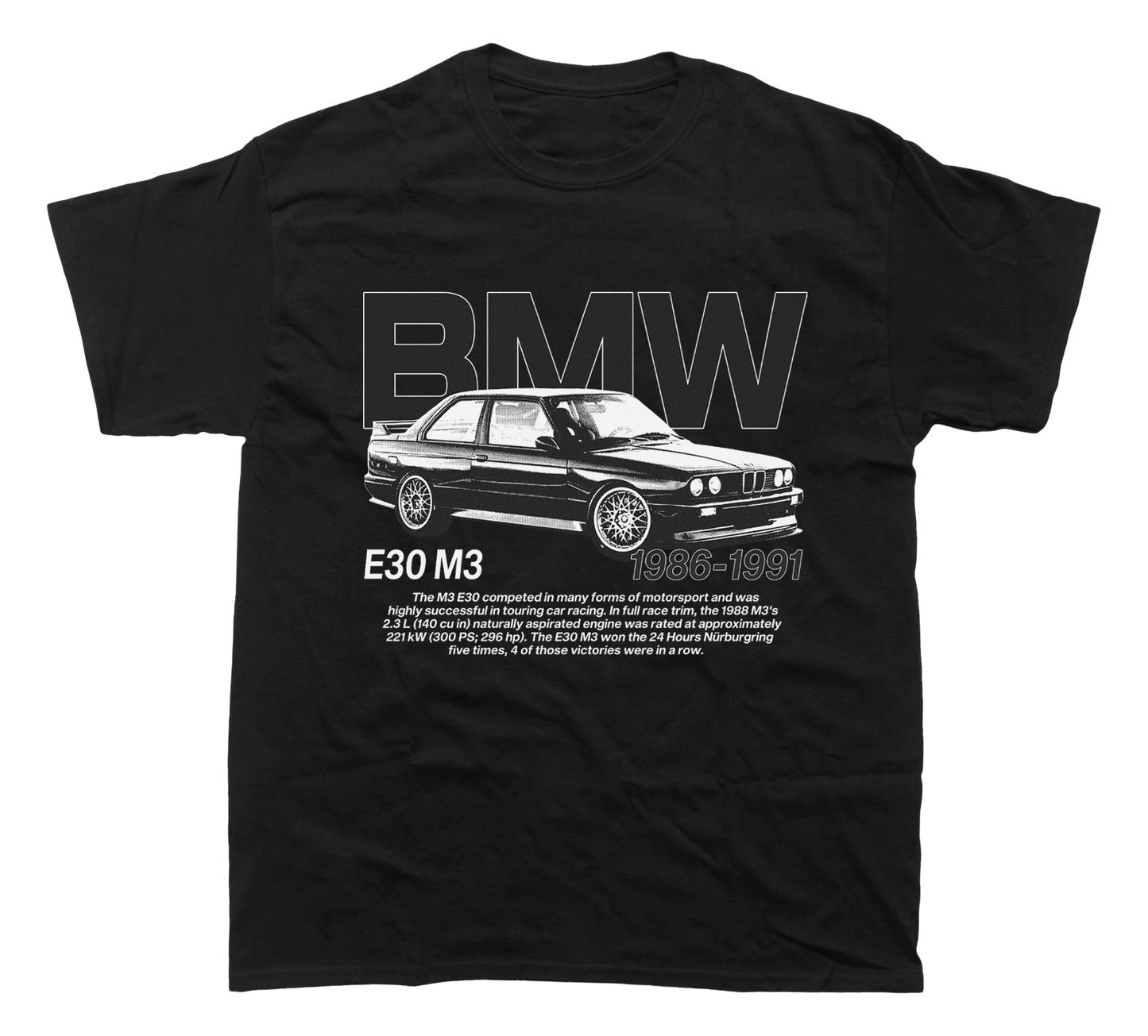 BMW E30 M3 GRAPHIC T-SHIRT