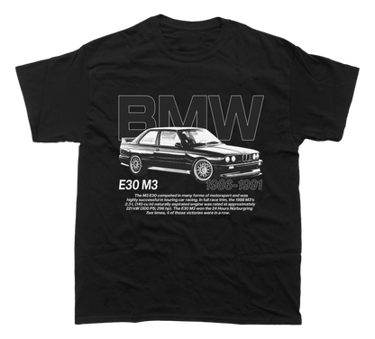 BMW E30 M3 GRAPHIC T-SHIRT