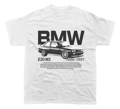 BMW E30 M3 GRAPHIC T-SHIRT