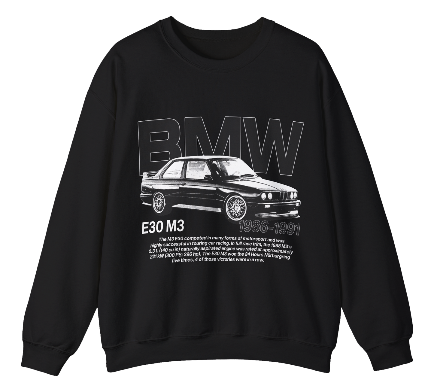 BMW E30 M3 GRAPHIC SWEATER