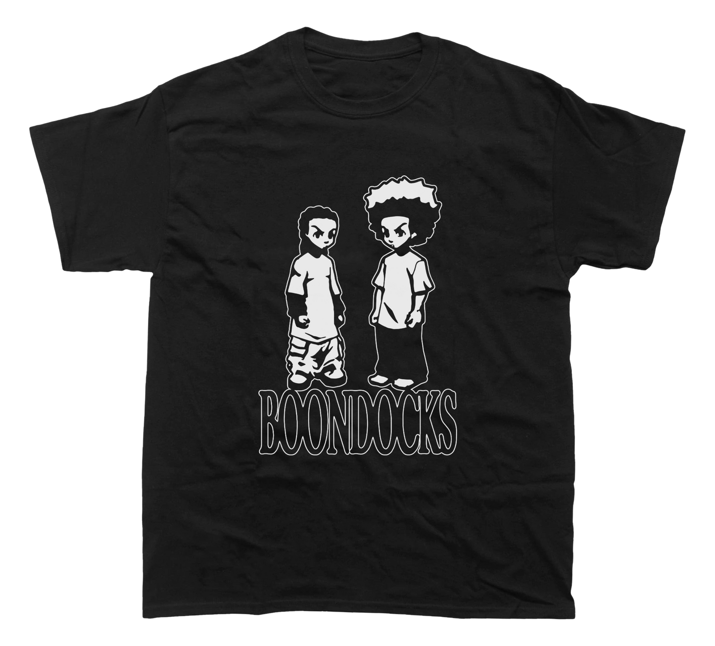 THE BOONDOCKS RILEY AND HUEY T-SHIRT