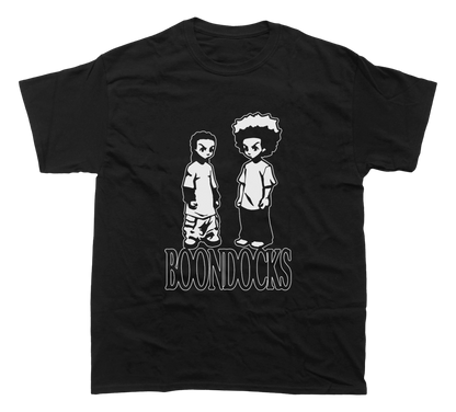 THE BOONDOCKS RILEY AND HUEY T-SHIRT