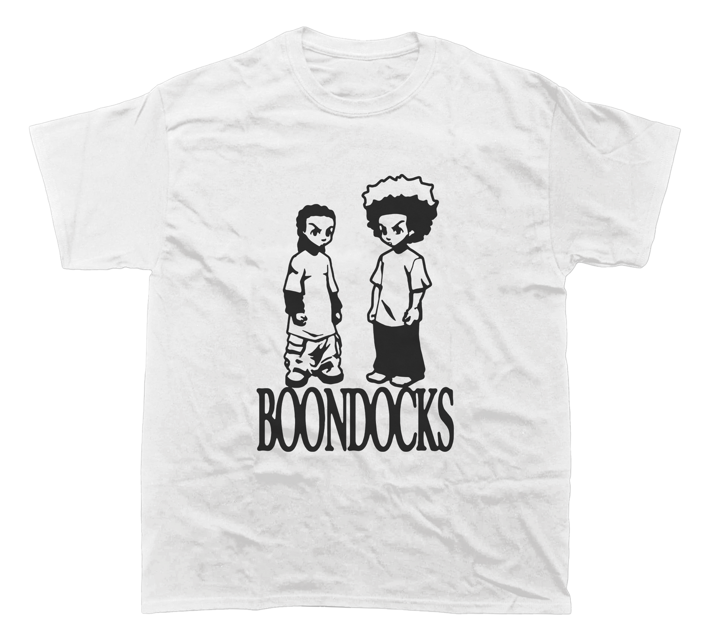 THE BOONDOCKS RILEY AND HUEY T-SHIRT