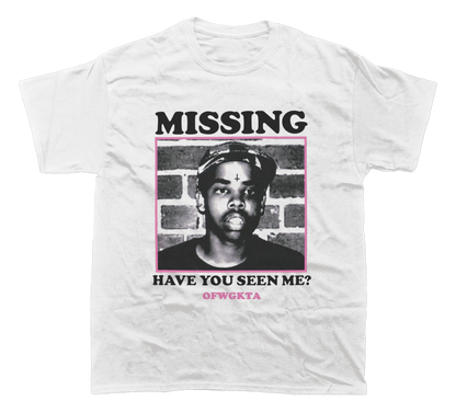 EARL SWEATSHIRT MISSING HAVE YOU SEEN ME T-SHIRT