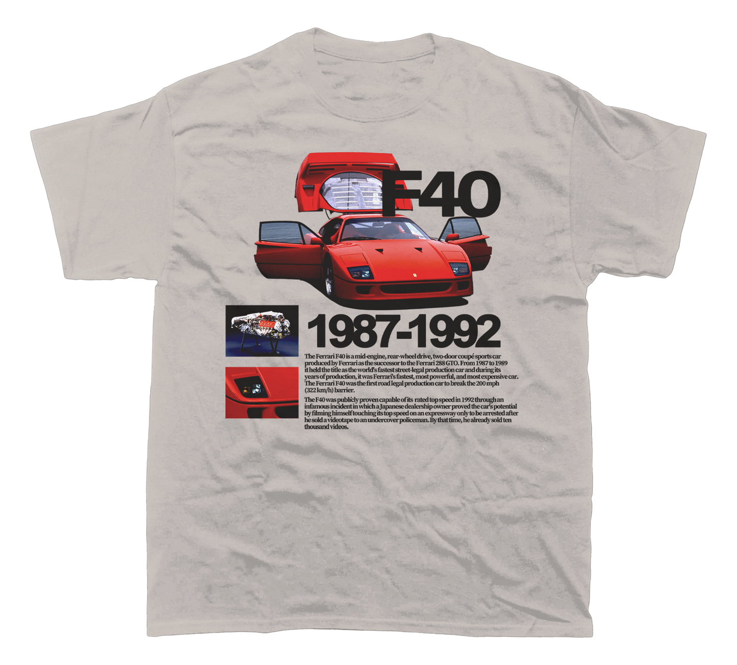 F-40 GRAPHIC T-SHIRT