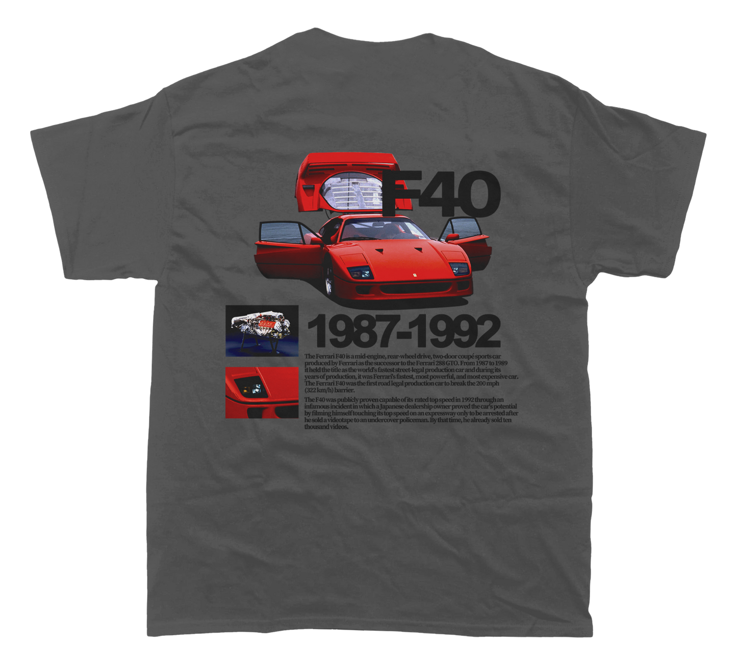 F-40 GRAPHIC T-SHIRT