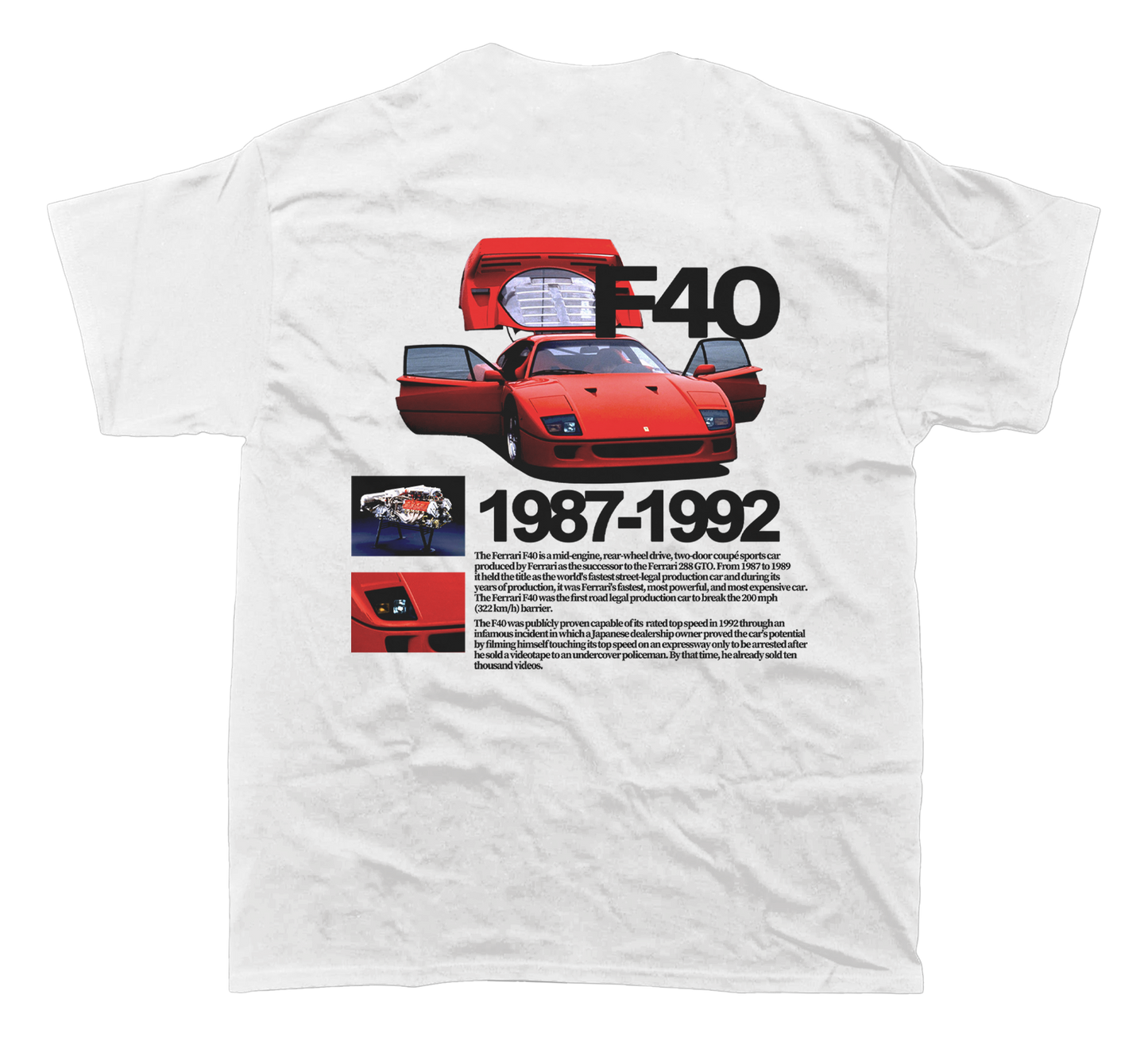 F-40 GRAPHIC T-SHIRT