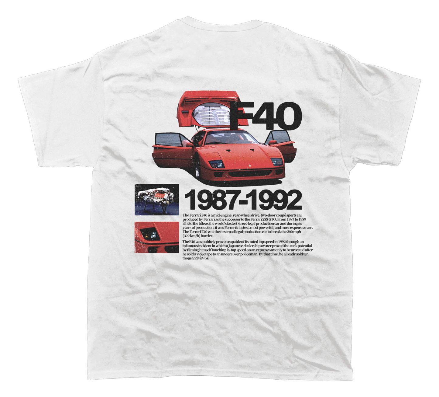 F-40 GRAPHIC T-SHIRT