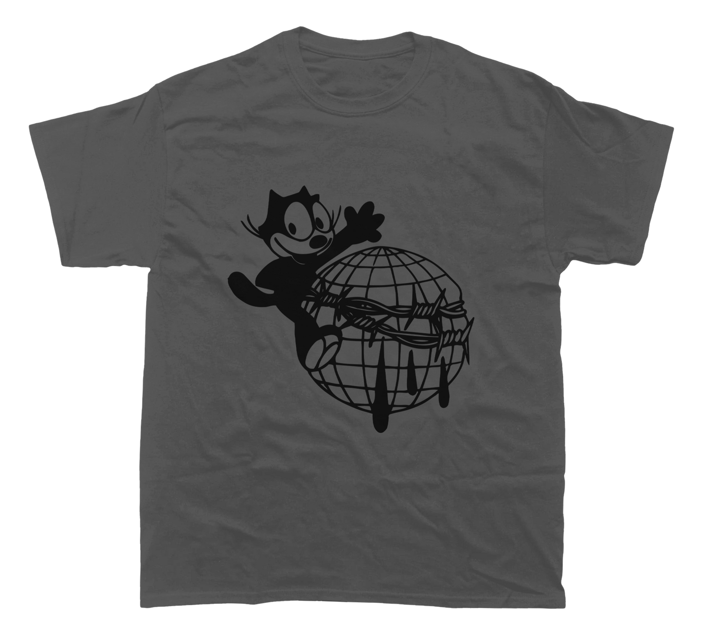 FELIX THE CAT BARBED WIRE T-SHIRT