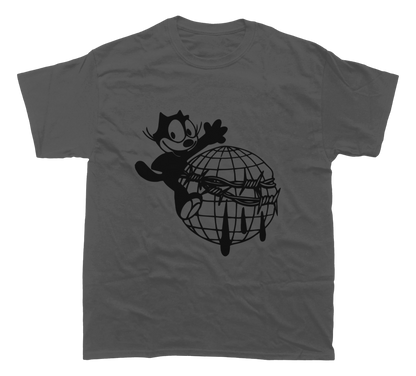 FELIX THE CAT BARBED WIRE T-SHIRT