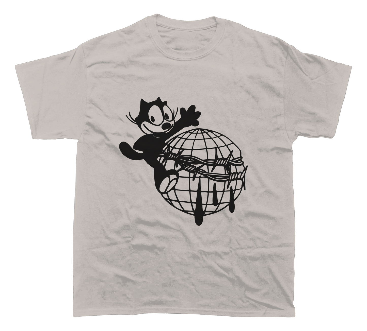 FELIX THE CAT BARBED WIRE T-SHIRT