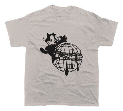 FELIX THE CAT BARBED WIRE T-SHIRT