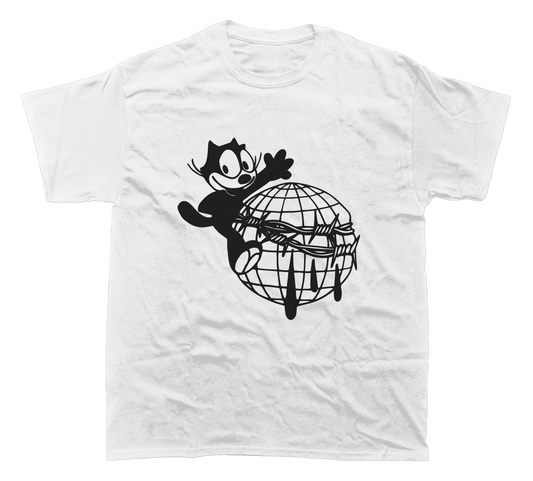 FELIX THE CAT BARBED WIRE T-SHIRT