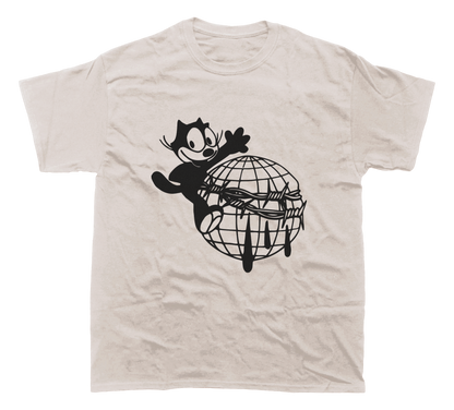 FELIX THE CAT BARBED WIRE T-SHIRT