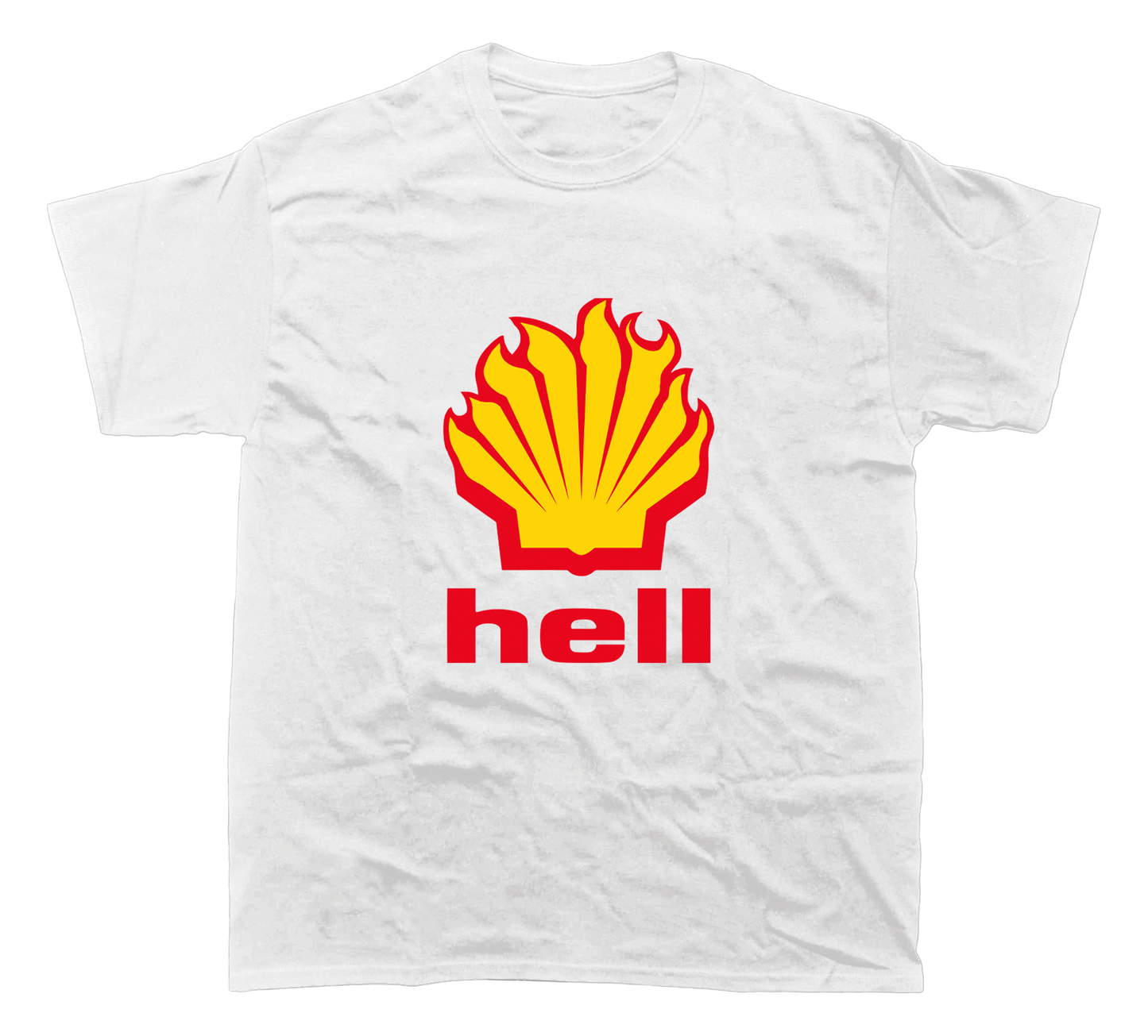 HELL SHELL LOGO PARODY T-SHIRT