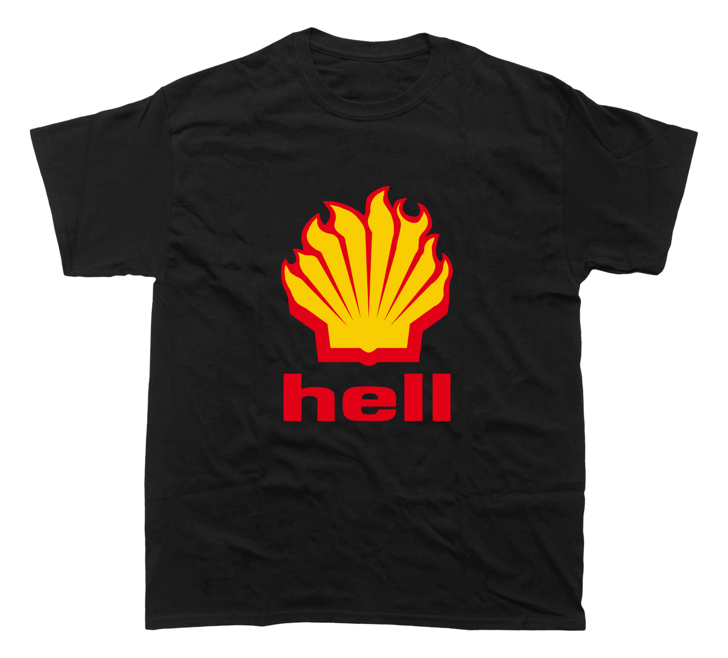 HELL SHELL LOGO PARODY T-SHIRT