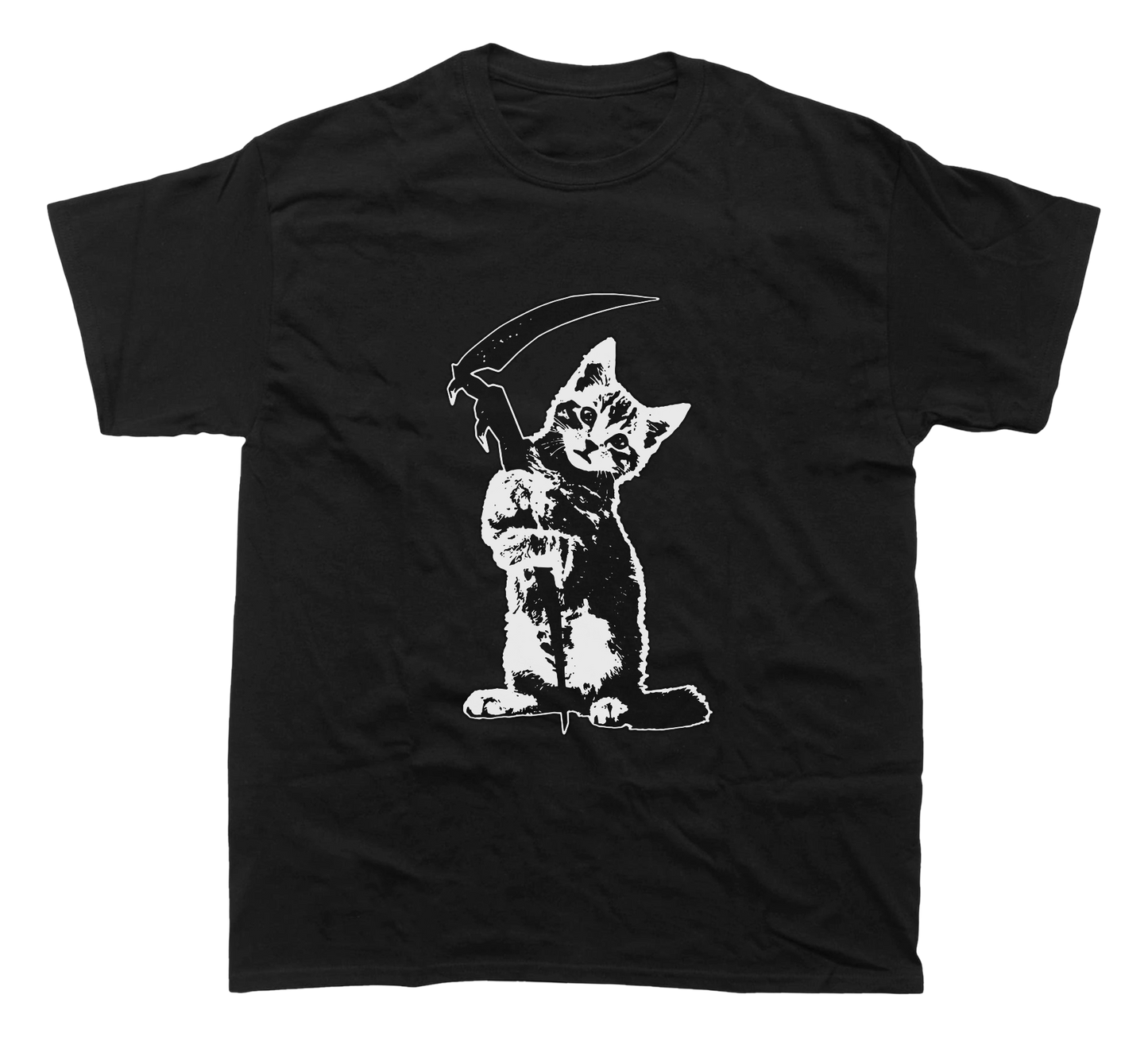 GRIM REAPER KITTY/CAT T-SHIRT