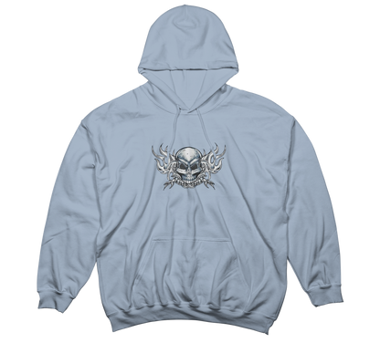 REESE'S LIGHT BLUE SKULL HOODIE