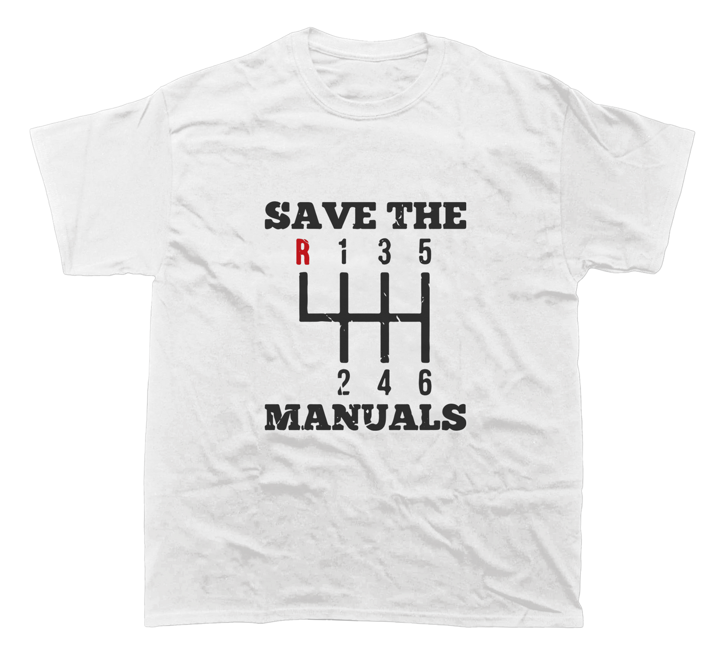 SAVE THE MANUALS T-SHIRT