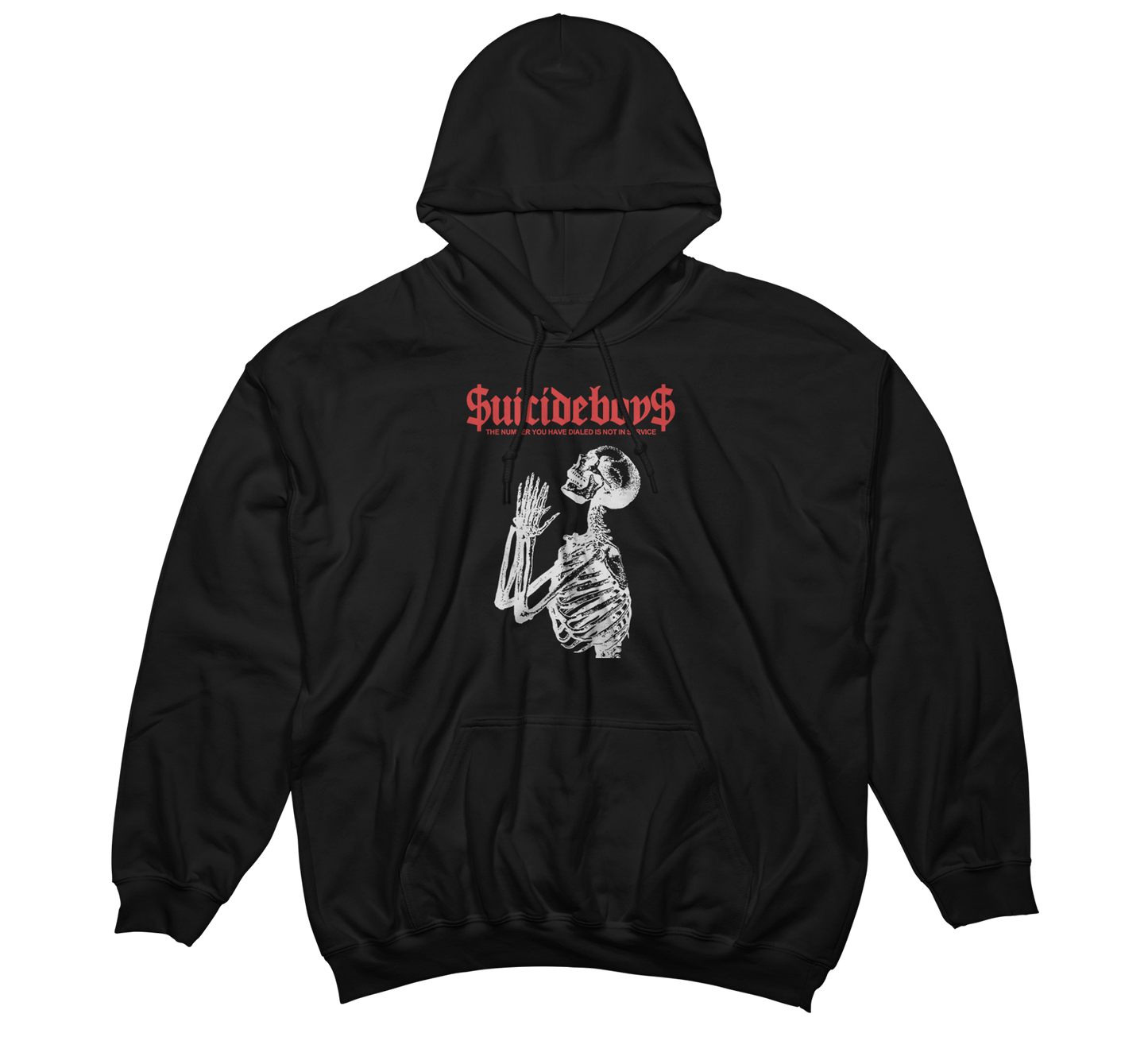 $UICIDEBOY$ "THE NUMBER YOU HAVE DIALED IS NOT IN SERVICE" HOODIE