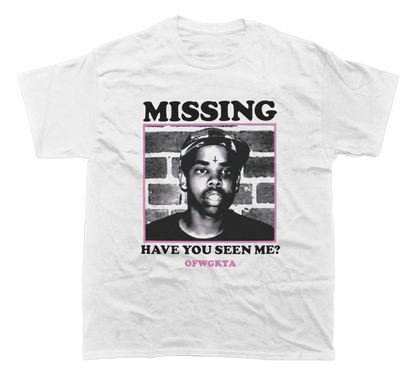 EARL SWEATSHIRT MISSING HAVE YOU SEEN ME T-SHIRT